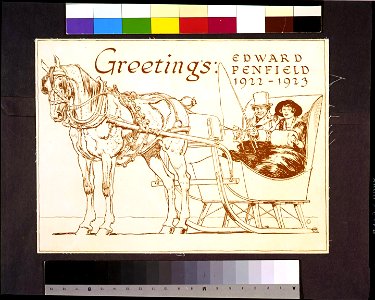 Greetings- Edward Penfield 1922-1923 LCCN94514732