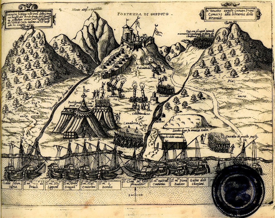 Fortezza di Sopotto - Camocio Giovanni Francesco - 1574