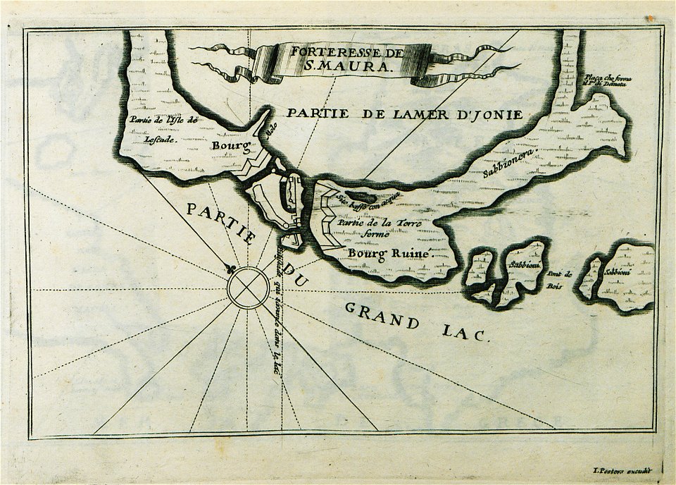 Forteresse de S Maura - Peeters Jacob - 1690