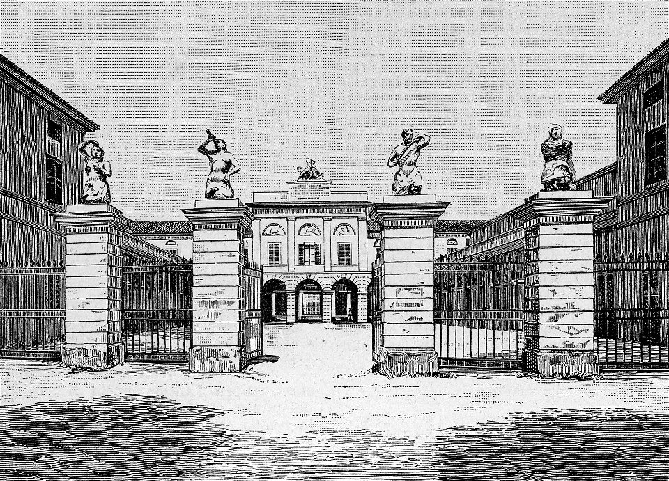 Forlì – Foro annonario (xilografia)