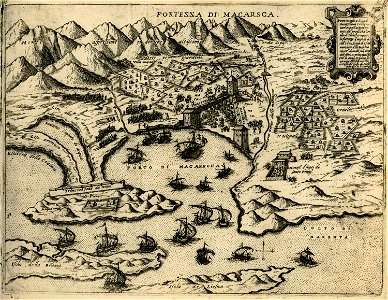Fortezza di Macarsca - Camocio Giovanni Francesco - 1574