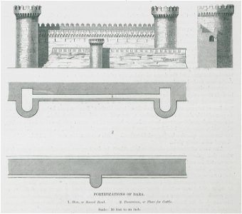 Fortifications of Dara - Texier Charles - 1864