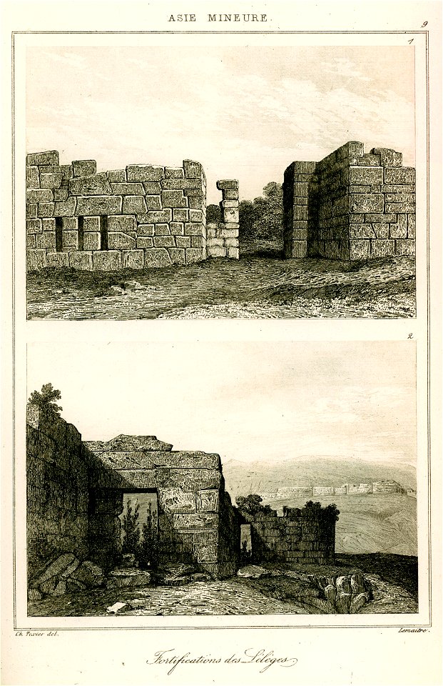 Fortifications des Lelèges - Texier Charles Félix Marie - 1882