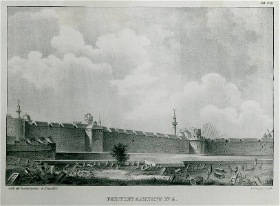 Fortifications n 4 - Rottiers Bernard Eugène Antoine - 1828