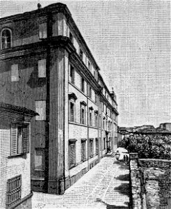 Forlì – Palazzo degli studi (xilografia)