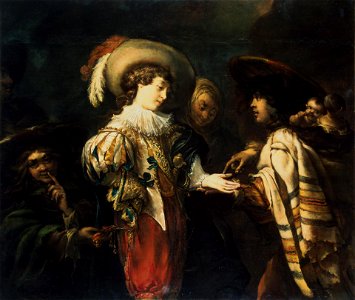 Jan Cossiers - Fortune Teller - WGA5413. Free illustration for personal and commercial use.