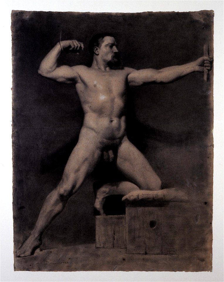 Fortuny, Nu masculí. Arquer (299 D)