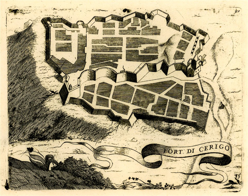 Fort di Cerigo - Coronelli Vincenzo - 1688