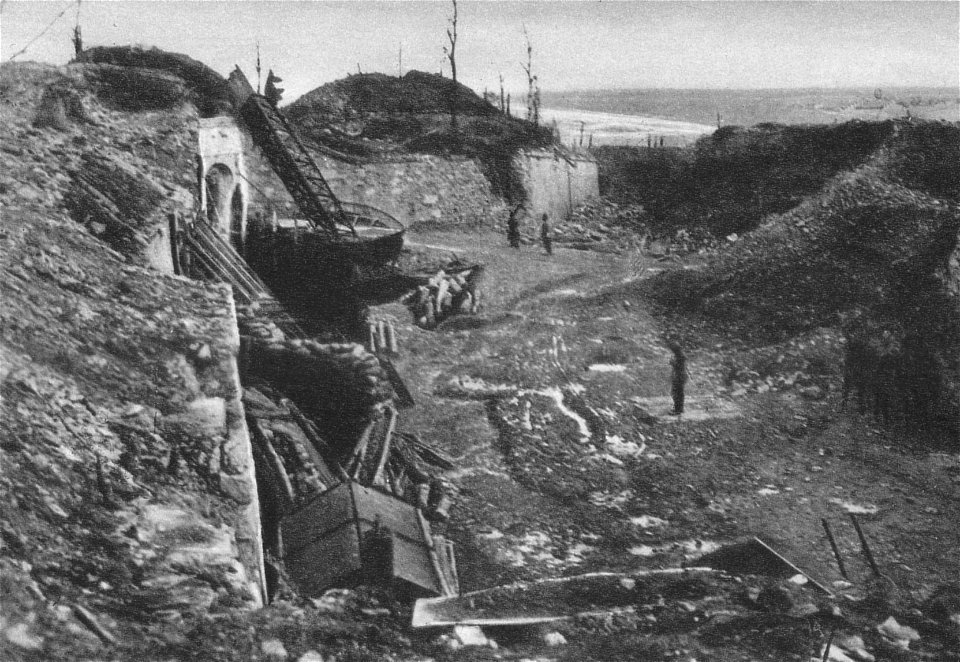 Fort Michel Verdun Eingang Mai 1917
