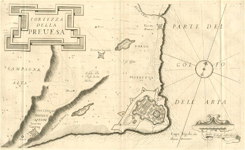 Fortezza della Preuesa - Coronelli Vincenzo - 1687