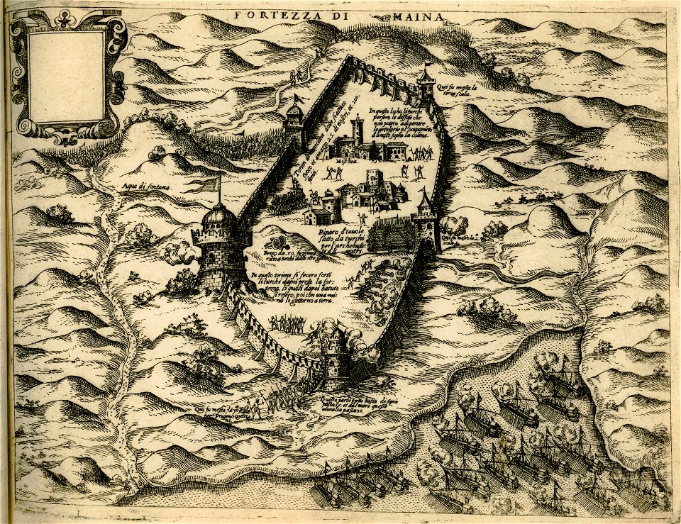 Fortezza di Maina - Camocio Giovanni Francesco - 1574
