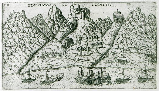 Fortezza di Sopoto - Rosaccio Giuseppe - 1598
