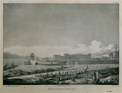 Fortifications n 1 - Rottiers Bernard Eugène Antoine - 1828