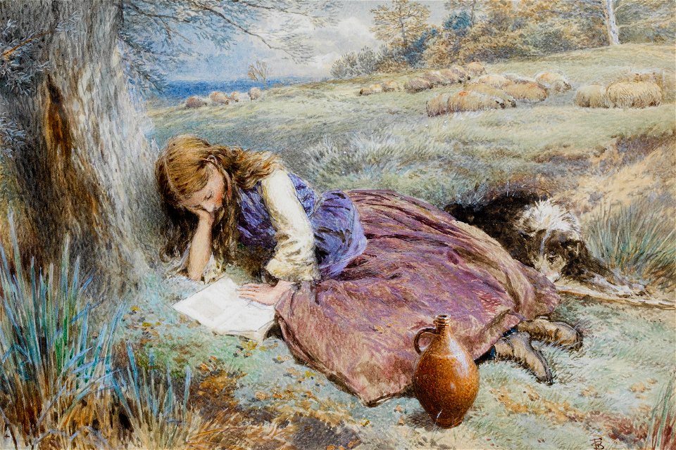 Myles Birket Foster The shepherdess