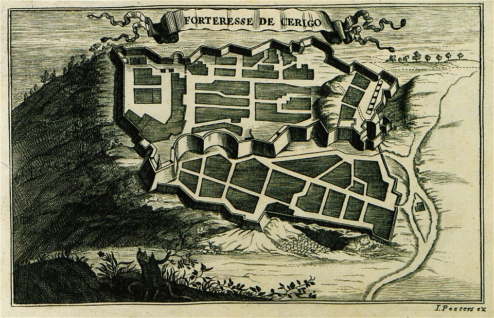 Forteresse de Cerigo - Peeters Jacob - 1690