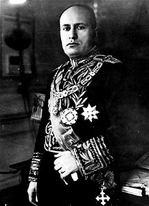 Fotografia di Benito Mussolini in Uniforme