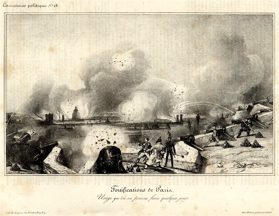 Fortifications de Paris. Usage qu'on en pourra faire quelque jour