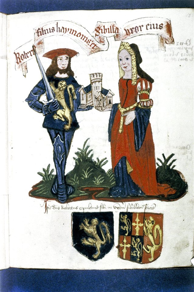 Founders Book of Tewkesbury Abbey, Frame 5