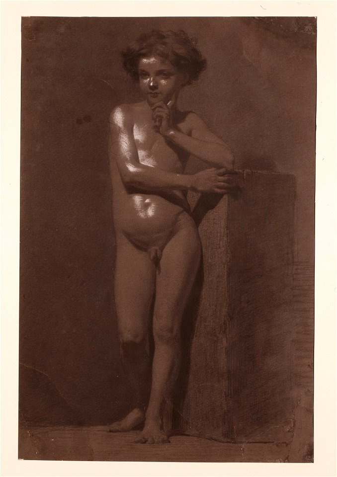 Fortuny, Nu infantil pensatiu (308 a D)