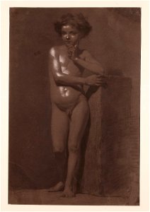Fortuny, Nu infantil pensatiu (308 a D)