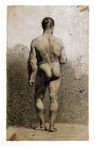 Fortuny, Nu masculí d'esquena (292 D)