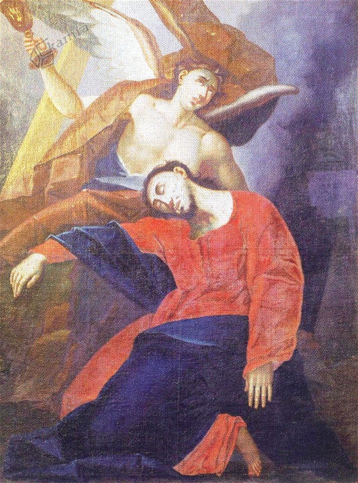 Fortunat Bergant - Jezus v vrtu Getsemani