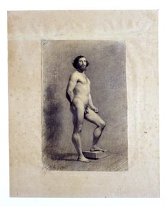 Fortuny, Nu masculí de tres quarts (293 D)