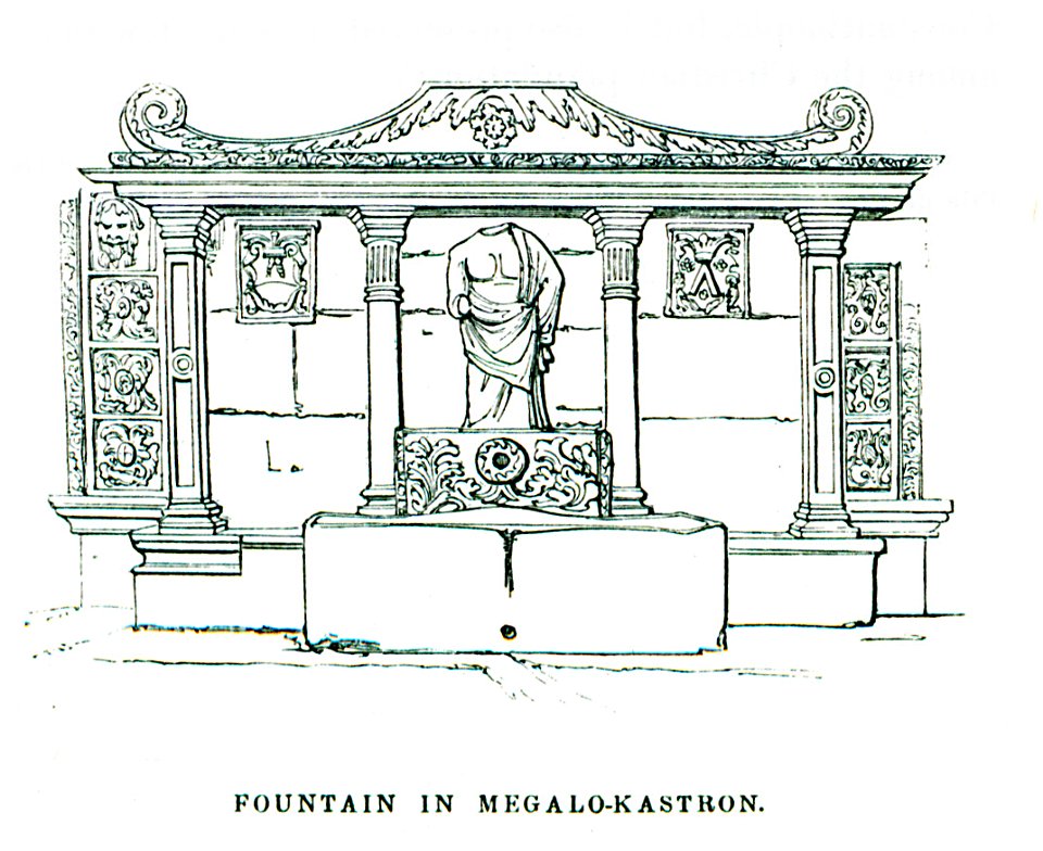 Fountain in Megalo-Kastro - Pashley Robert - 1837