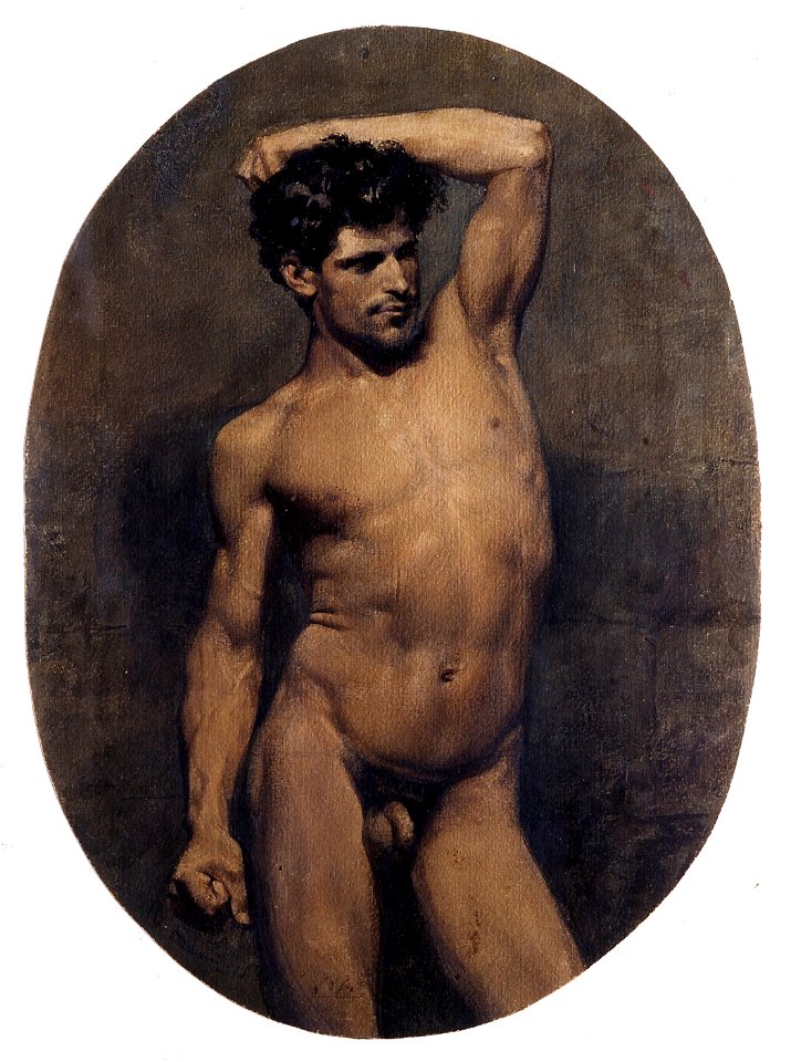 Fortuny, Nu masculí. Lluitador (317 D)