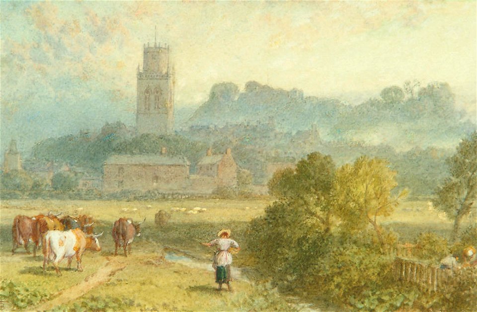 Myles Birket Foster Pontefract Castle Yorkshire
