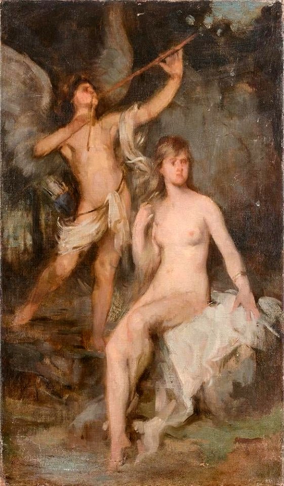Allegory of Fame by Émile-Louis Foubert