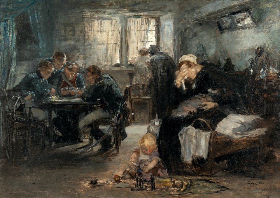 Carl von Marr Das Warten auf frohe Kunde