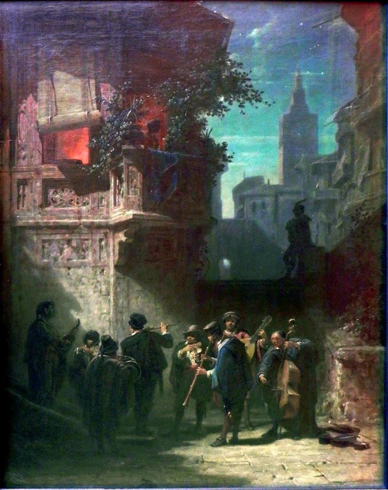 Carl Spitzweg Spanisches Ständchen (1)