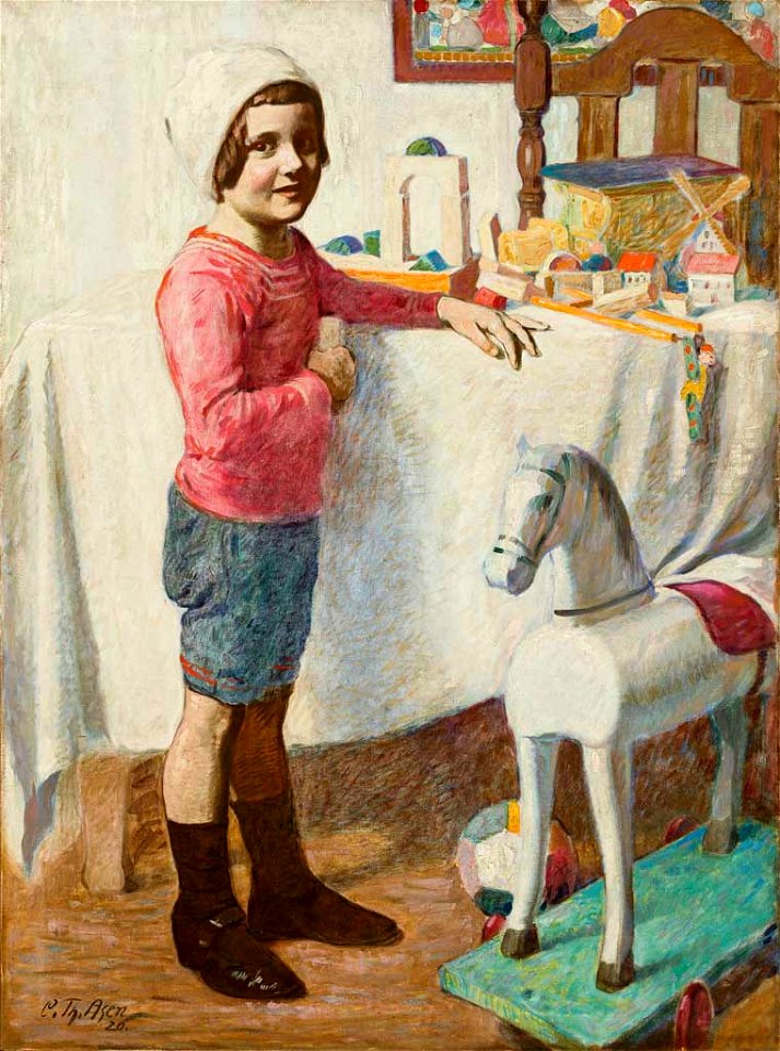 Carl Theodor Asen Knabenporträt 1920