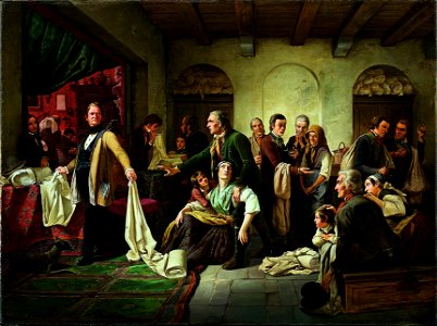 Carl Wilhelm Hübner - The Silesian Weavers - Google Art Project