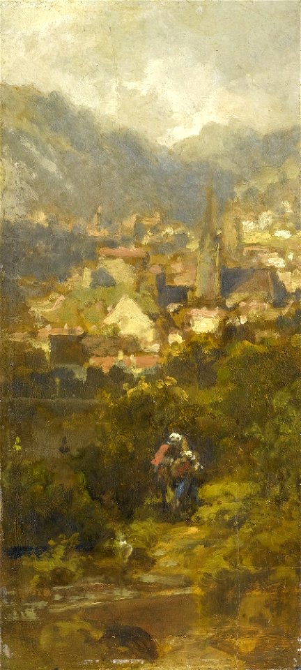 Carl Spitzweg Faust und Gretchen vor Meran