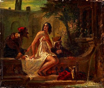 Carl Spitzweg Susanna im Bade c1849