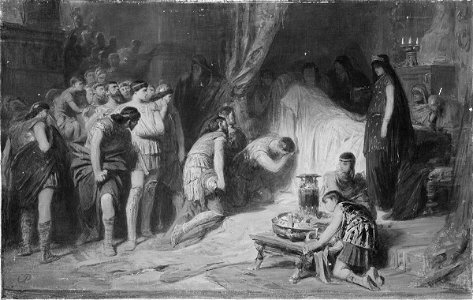 Carl Theodor von Piloty - Tod Alexanders des Großen - 13049 - Bavarian State Painting Collections