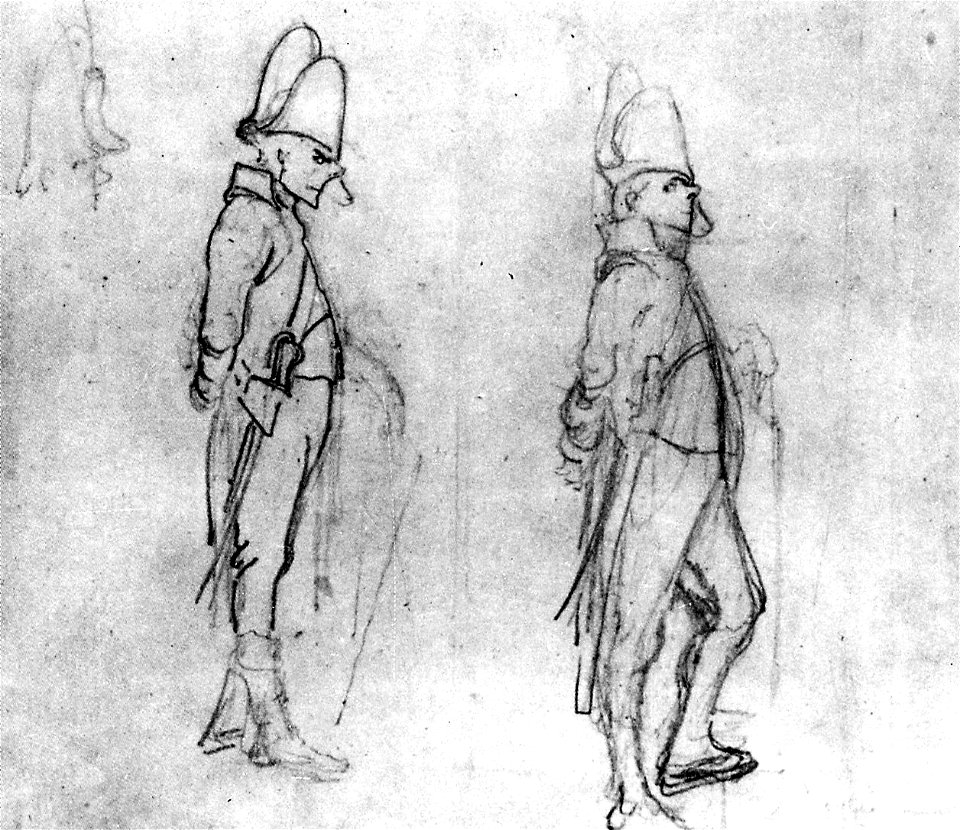 Carl Spitzweg - Wachsoldat der Bürgerwehr