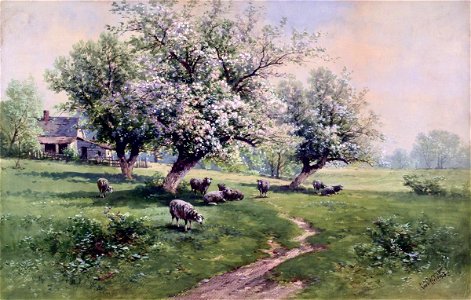 Carl Weber - Spring Landscape - 1945.118.1 - Reading Public Museum
