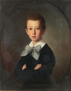 Carl Teibler Bildnis eines Jungen (Rudolf Langer) 1882