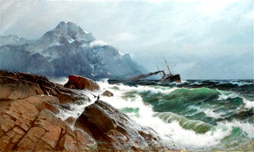 Carl Wilhelm Barth - Marine (1885)