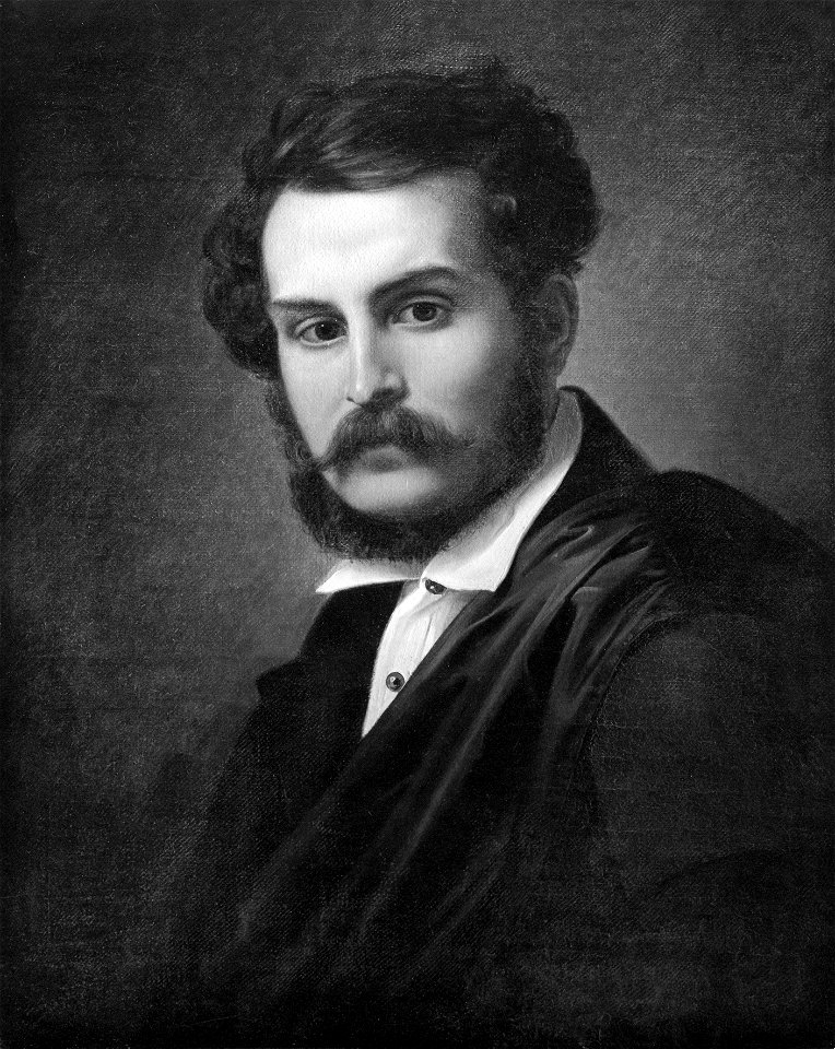 Carl Vilhelm Böttiger (1807-1878), författare, professor, g.m. Disa Gustava Tegnér - Nationalmuseum - 39726