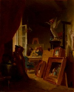 Carl Spitzweg Der Historienmaler 1843