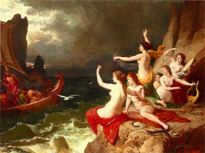 Carl von Blaas - Ulyssus and Sirens (1882)