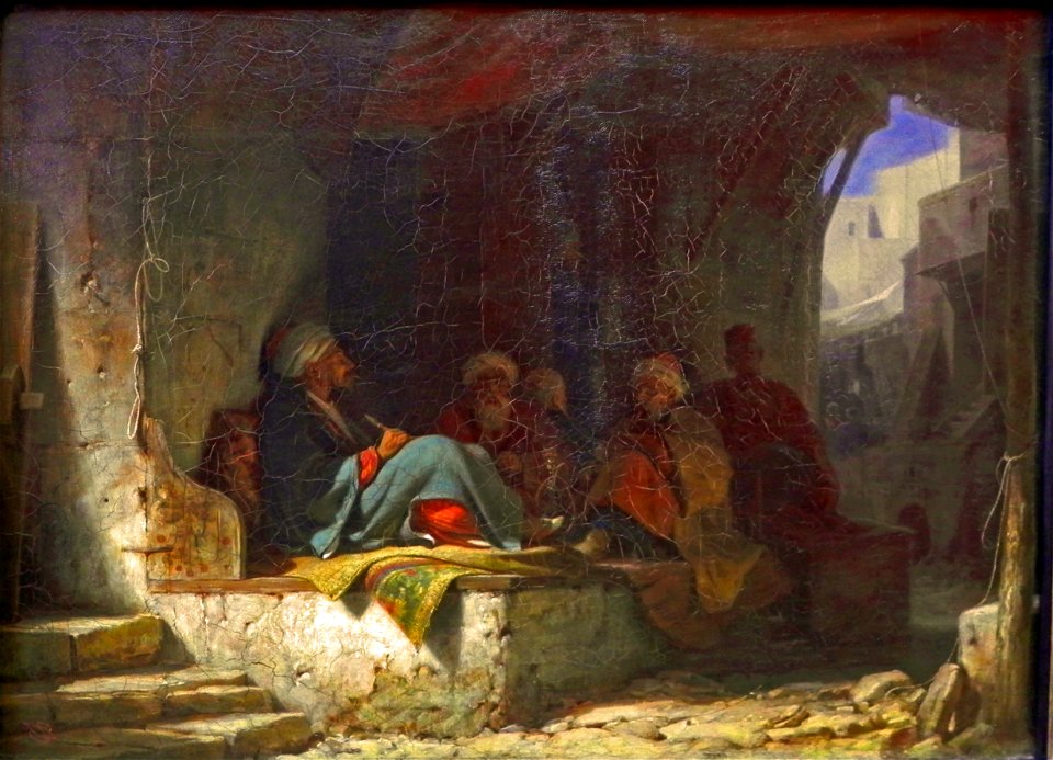 Carl Spitzweg Türken i Kaffeehaus (1)