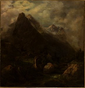 Carl Wagner - Mountain landscape - M.Ob.2336 MNW - National Museum in Warsaw