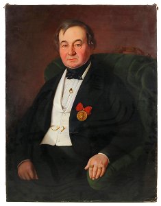 Carl Teibler Herrenporträt 1846