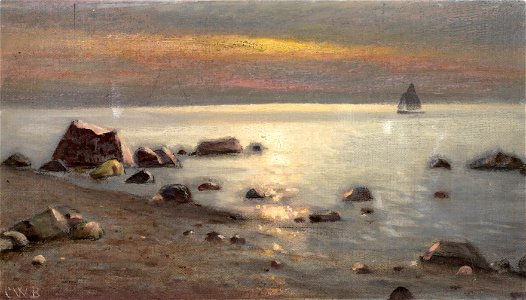 Carl Wilhelm Barth - Strand ved Ogne, Jæderen