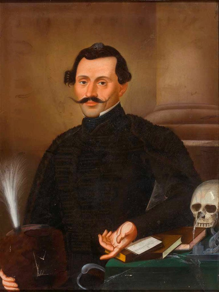 Carl Wieland Portrait eines ungarischen Edelmannes 1835
